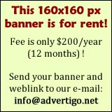 This 160x160 px banner is for rent!