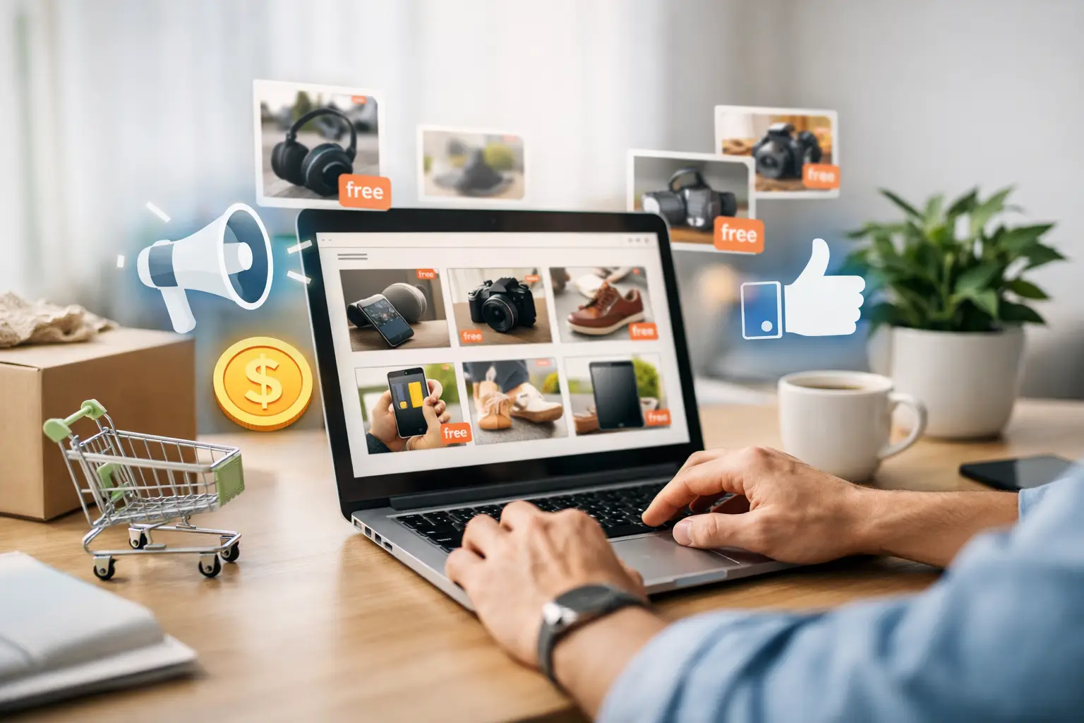 Comment fonctionnent les annonces gratuites pour les vendeurs ?