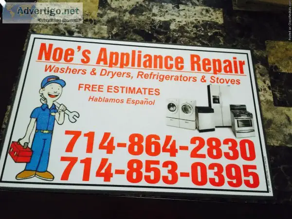 Noe s Appliances Repair