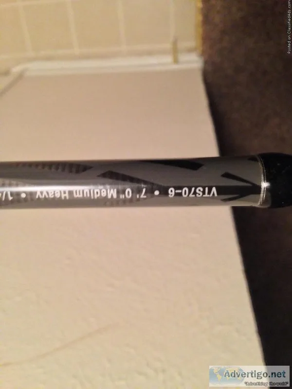 Brand New 3 Abu Garcia Vendetta Spinning Rods 2-7  1-6 9&quot