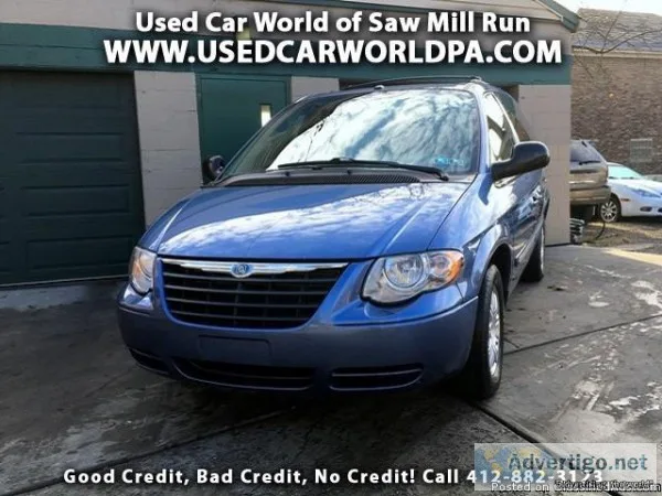 2007 CHRYSLER TOWN COUNTRY TOURING 3rd Row DVD Stow n Go 117k