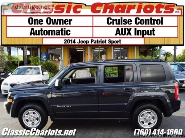 Used SUV Near Me &ndash 2014 Jeep Patriot Sport with One Owner C