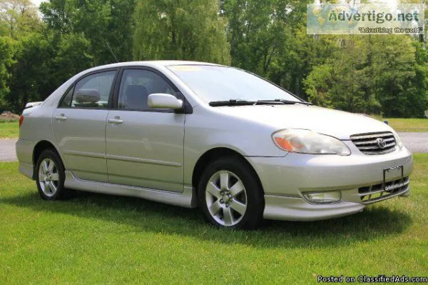 2003 Toyota Corolla S 4dr Sedan 146496