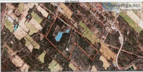 Agricultural land 60 hectares Rimouski