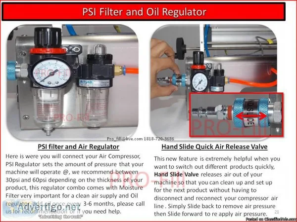 PSI Filter and Oil Regulator (fits Jetand ASP (100-2500) ONLY