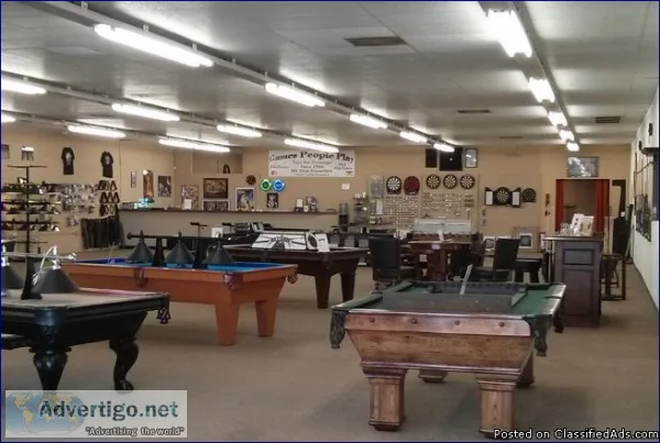 Pool Tables Slots Machines and all the games you need. Financing