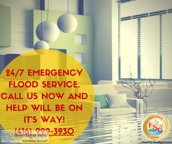 Tired of Flooded Basements Call Flood Services Canada Today
