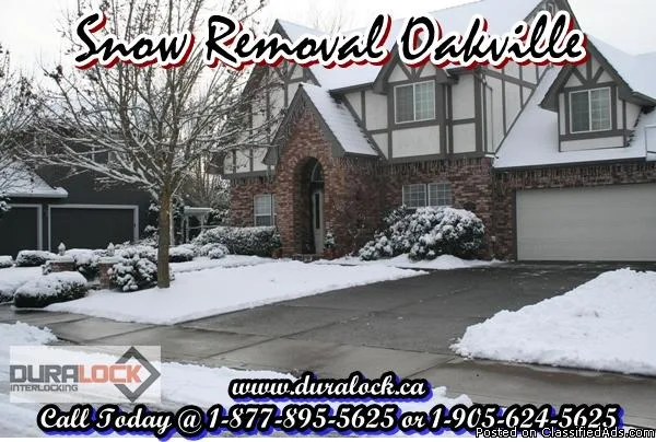 Dualock-Interlocking offers snow plowing and snow removal servic