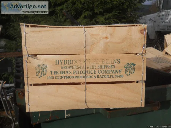 wooden crates