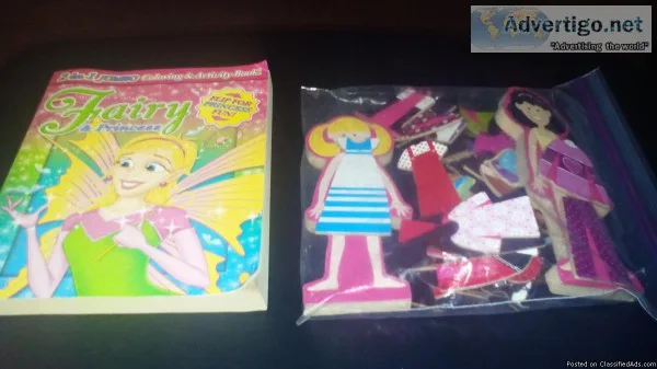 Card board paper doll set