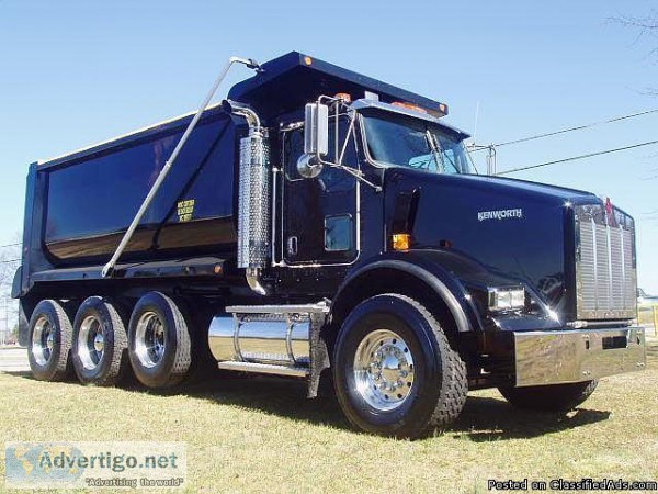 Dump Truck Financing for all Credit Situations