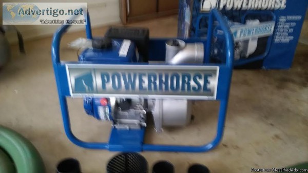 powerhorse trash pump and accessories