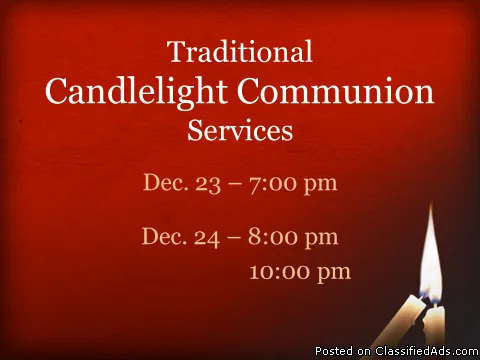 Christmas Eve Candlelight Services  Mount Zion UMC