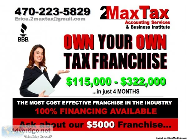 Become a Franchise Owner - Tax Company
