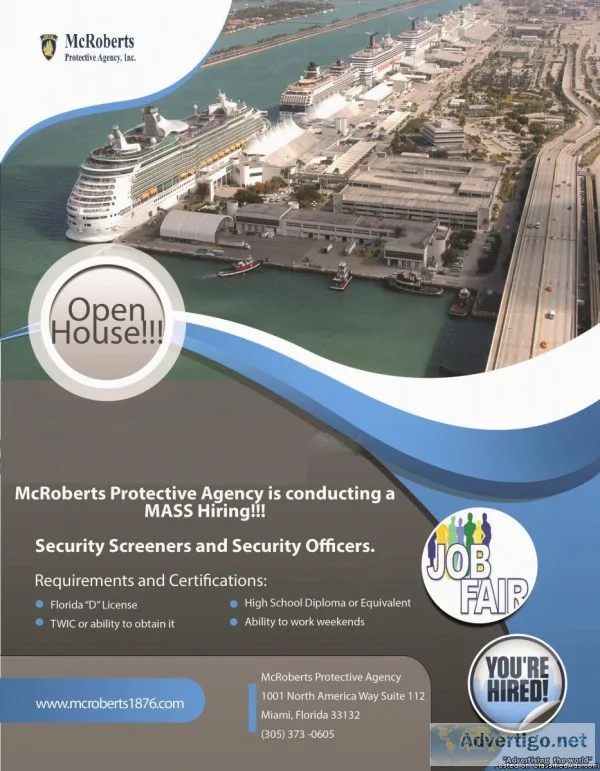 Security Officer  Screener - Maritime