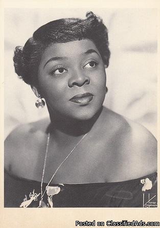 DINAH WASHINGTON  RARE PHOTO POSTCARD 