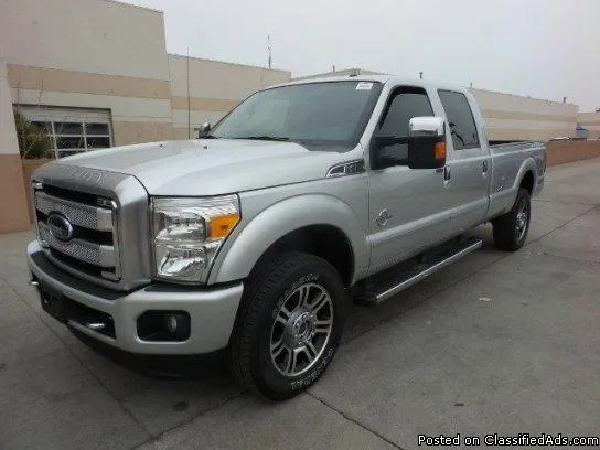 2015 Ford F350 4x4 Crew Cab Super Duty Diesel