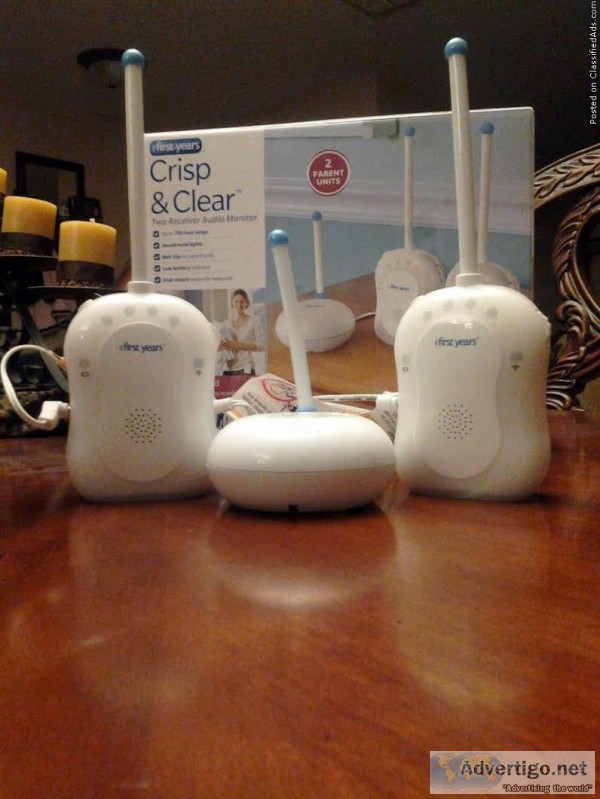The First Years Crisp and Clear Double Audio Baby Monitor
