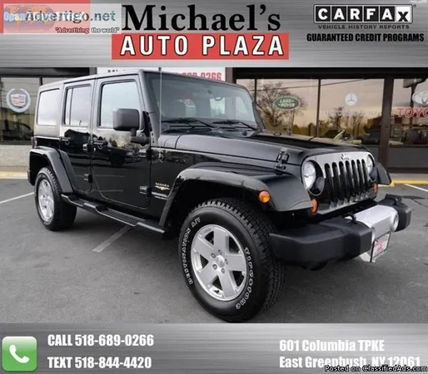 2012 Jeep Wrangler Unlimited Sahara - WE FINANCE - STK9724