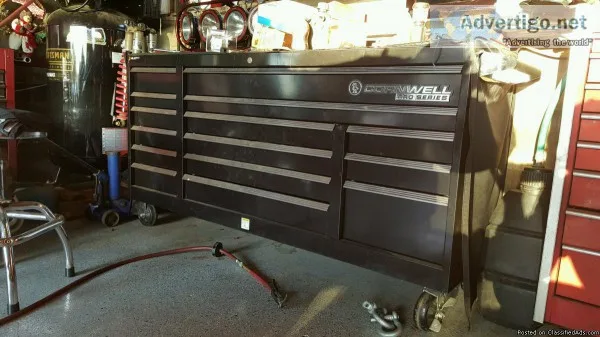 75&quot 3 bay cornwell tool box
