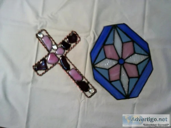 stained glass wall decor