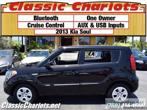 Used Car Near Me &ndash 2013 Kia Soul with Low Miles Bluetooth A