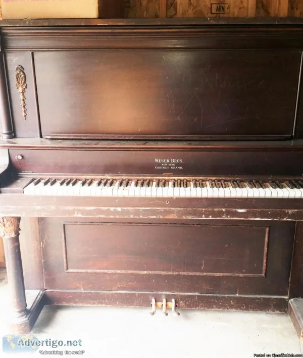 Used-Weser Bros Piano