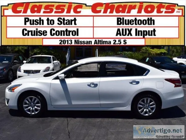 Used Car Near Me &ndash 2013 Nissan Altima 2.5 S with Bluetooth 