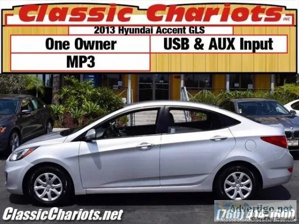 Used Car Near Me &ndash 2013 Hyundai Accent GLS with One Previou