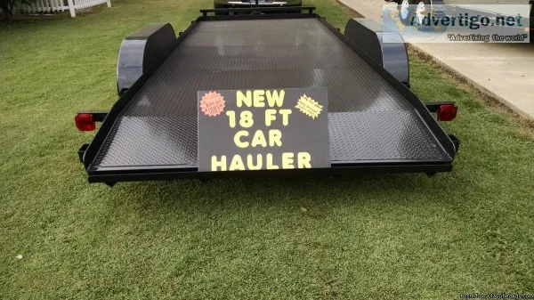 New CAR HAULER 82&quot X 18 