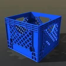MILK CRATESHELL-STRONGC LEANSTACKABLE12X12 X11BLUEGREENRED