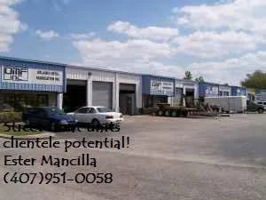 Frontage Warehouse wLarge Roll Up Door Restroom and Office With 