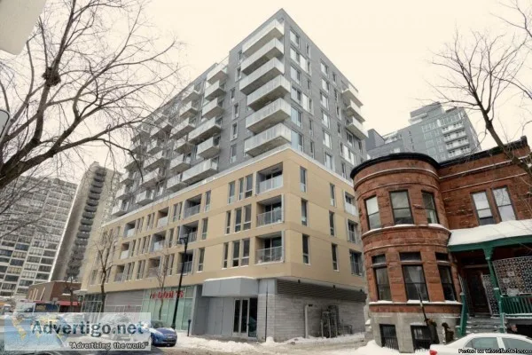Superb 1 bedroom condo Seville project Ville-Marie
