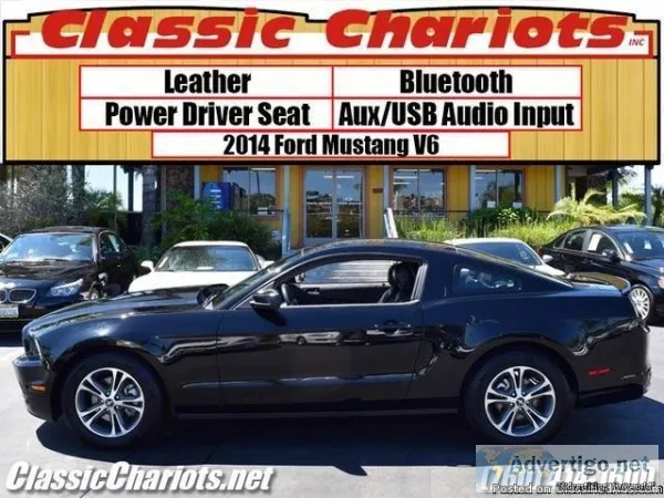 Used Car Near Me &ndash 2014 Ford Mustang V6 with Leather Power 