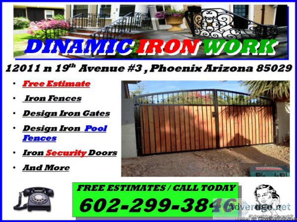  DINAMIC IRON  Security Gates  Doors  Pool Fences  Free Estimate