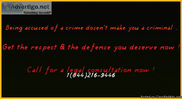 Need a criminal defense attorney 