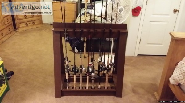 fishing rods rack holder