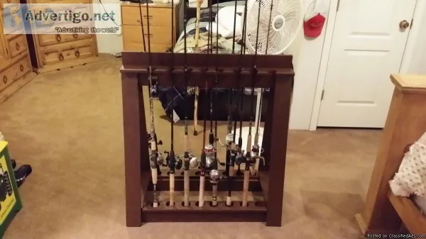 fishing rods rack holder