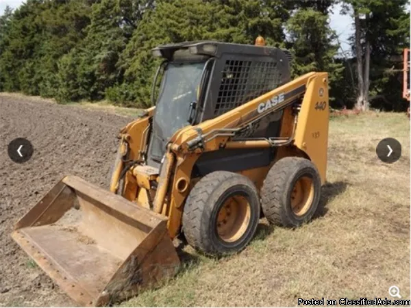 2008 Case 440 series III skid steer for sale in Galva Ks.