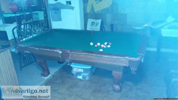 used 7 foot pool table