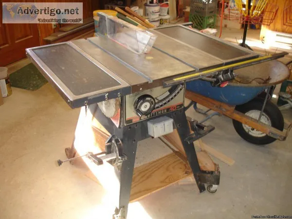FOR SALE Craftsman 10&quot Cast-iron Table Saw
