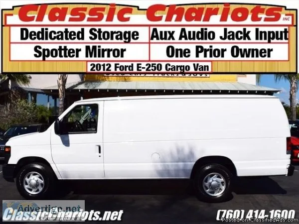 Used Car Near Me &ndash 2012 Ford E- 250 Cargo Van with Dedicate