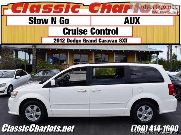 Used Family Van Near Me &ndash 2012 Dodge Grand Caravan SXT with