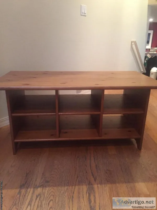Solid wood coffee table