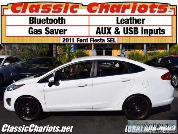 Used Car Near Me &ndash 2011 Ford Fiesta SEL with Bluetooth Leat