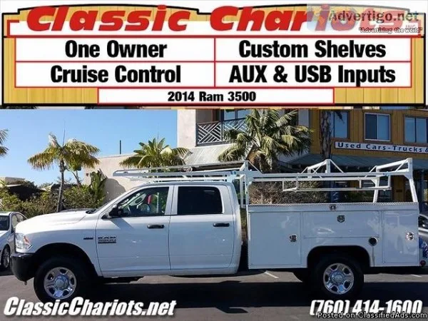Used Truck Near Me &ndash 2014 Ram 3500 Custom Utility with One 
