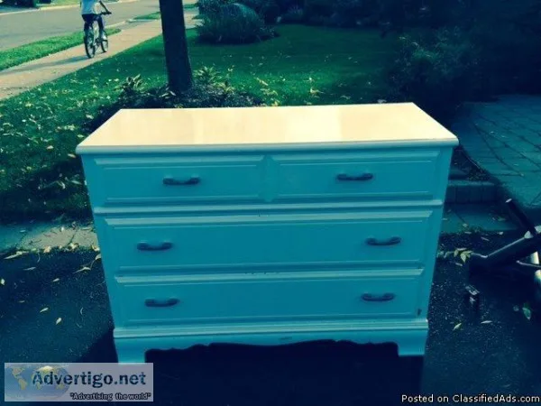 White dresser