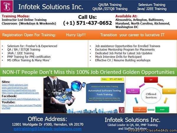 QA Training and Job Placement  Software Testing LeaderVirginia P