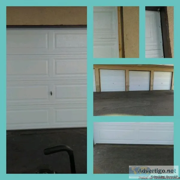 500 standard metal garage door installed