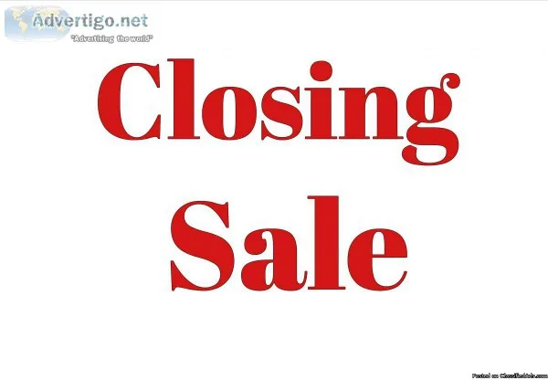 Shop Closing Sale